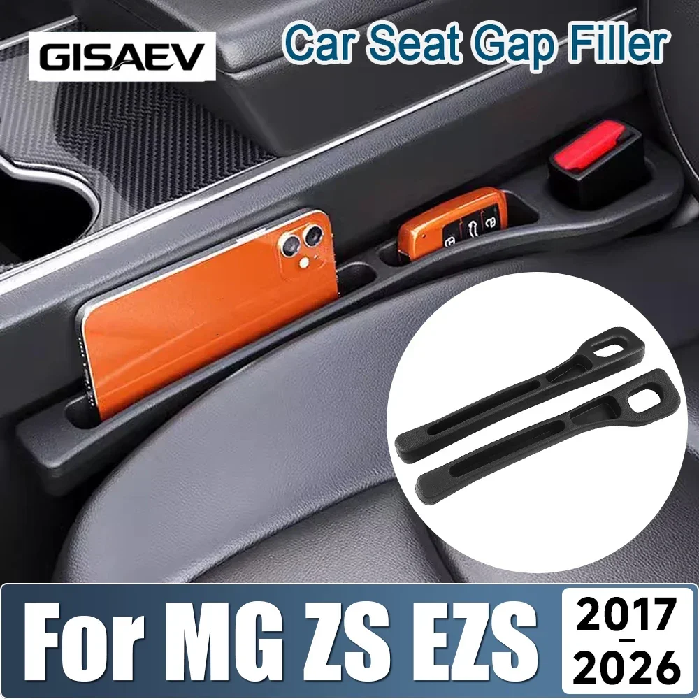 For MG ZS EZS EV 2017 2018 2019 2020 2021 2022 2023 2024 2025 2026 2PCS Car Seat Gap Anti-Leak Strips Slot Seat Gap Organizer