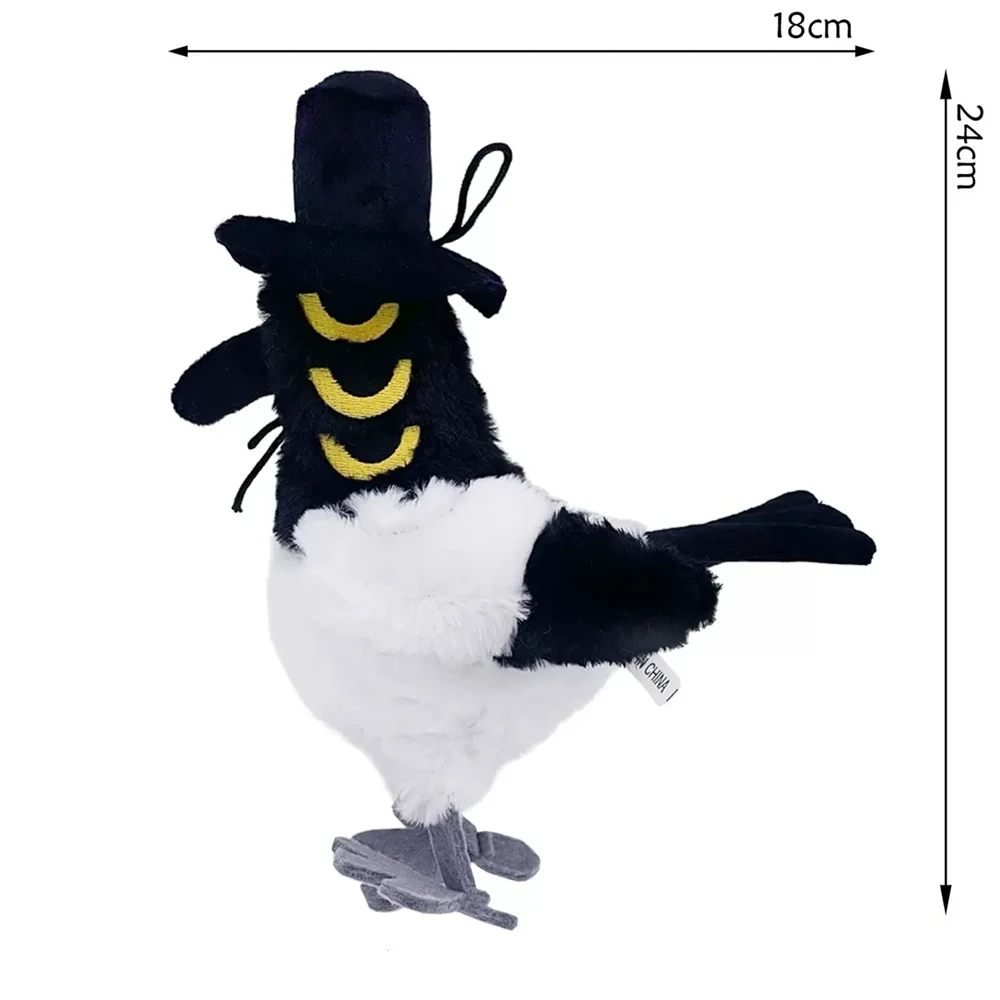 ตุ๊กตาอนิเมะฮันเตอร์ส ขนาด 22 ซม. น่ารัก สีม่วง ลายเสือ หมวกดำ นกกา 3 ตา ตุ๊กตาสาวนักล่าสัตว์ประหลาด สำหรับแฟนๆ ของขวัญ