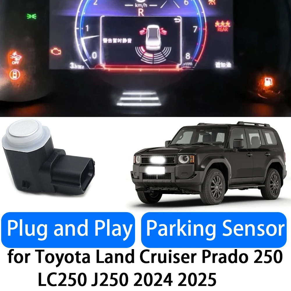 For Toyota Land Cruiser Prado 250 LC250 J250 Reverse Radar Precision Detection & Easy Install OEM Fit Parking Sensor System