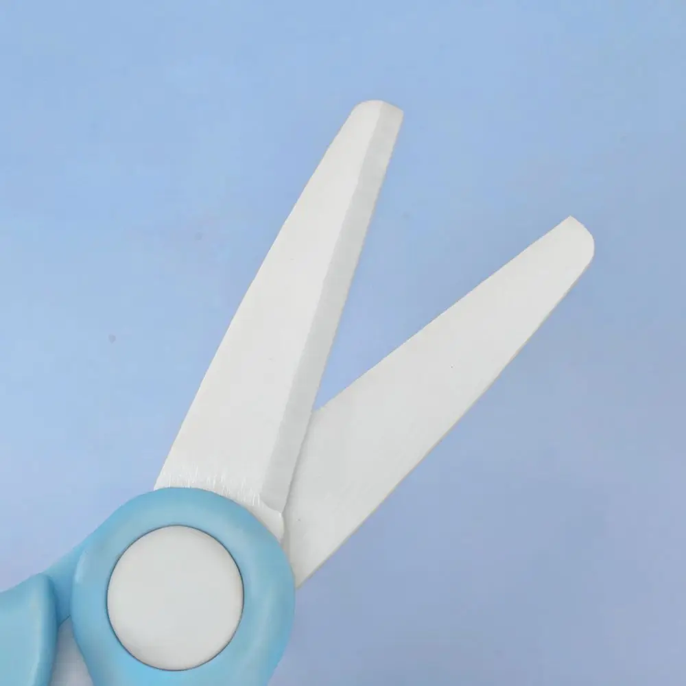 Baby Food Scissors Ceramic Material Portable Kitchen Shears For Toddler Meal Feeding With Protective Storage Box