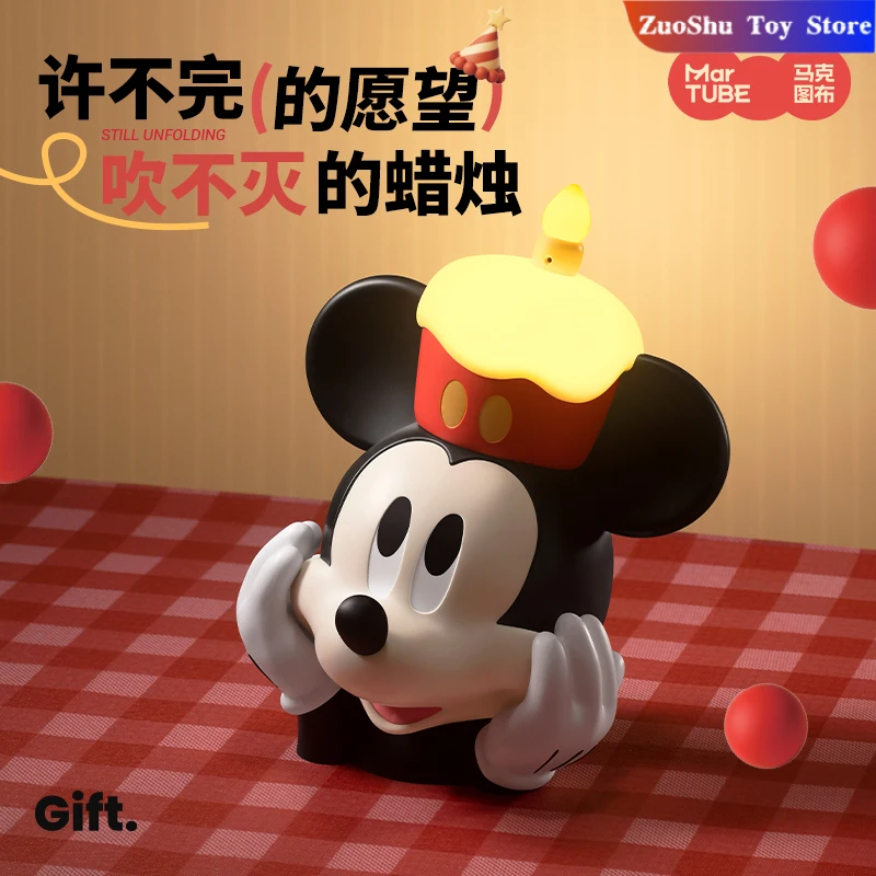 

Martube Anime Disney Mickey Birthday Lamp Cartoon Cute Decorative Lamp Desktop Toy Lamp Decorative Ornaments Birthday Gift