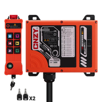 6 buttons double speed Industrial Wireless Radio Crane Remote Control switches Hoist overhead bridge Crane Lift Cont H206 12-24V
