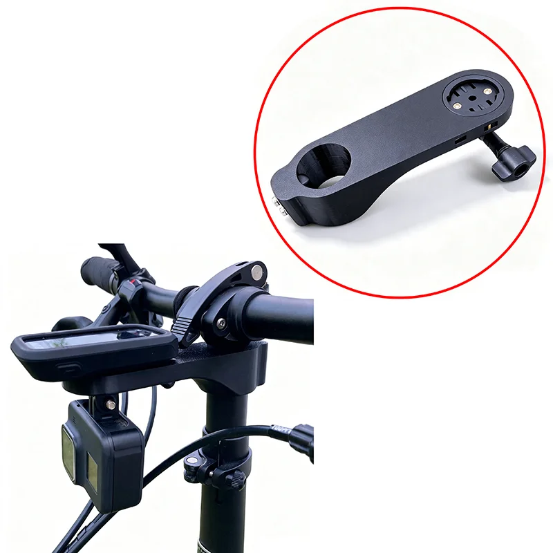 1PCS For Foldable Bike Hanging Computer Mount Garmin Bracket Action Camera Holder Integrated Aerodynamic Bicycle Support Stand