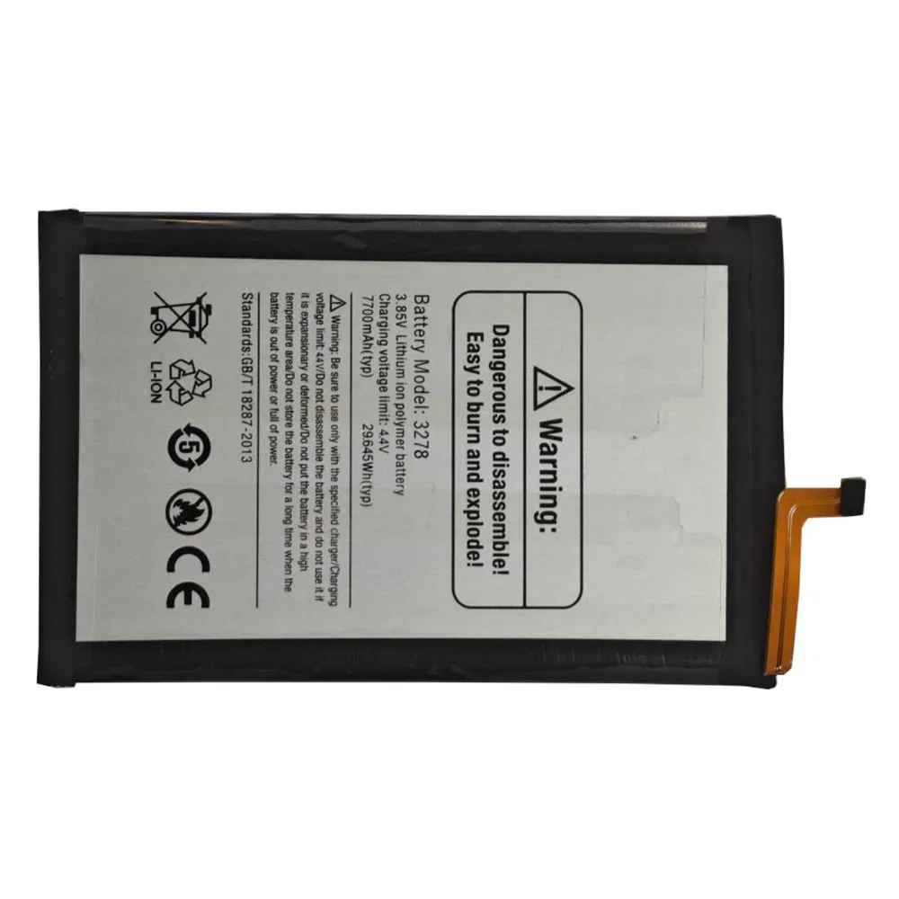 

Аккумулятор для Ulefone Note 12P 3278, 7700 мАч, 3,85 В, 29,645 Втч, новый