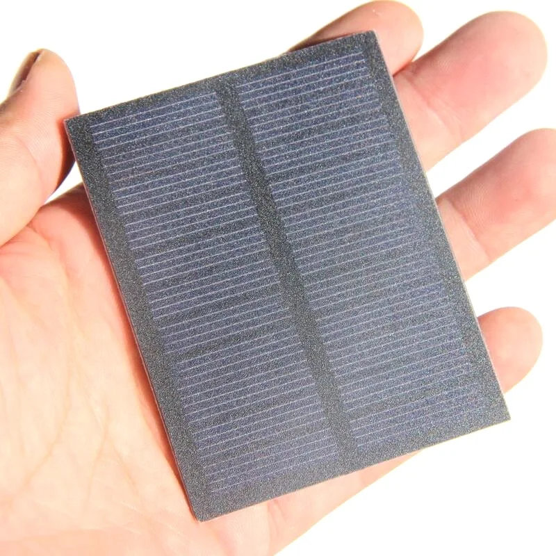 0.5W 5.5V PET ラミネートソーラーパネル 76x60mm DIY おもちゃプレートミニソーラーキット用