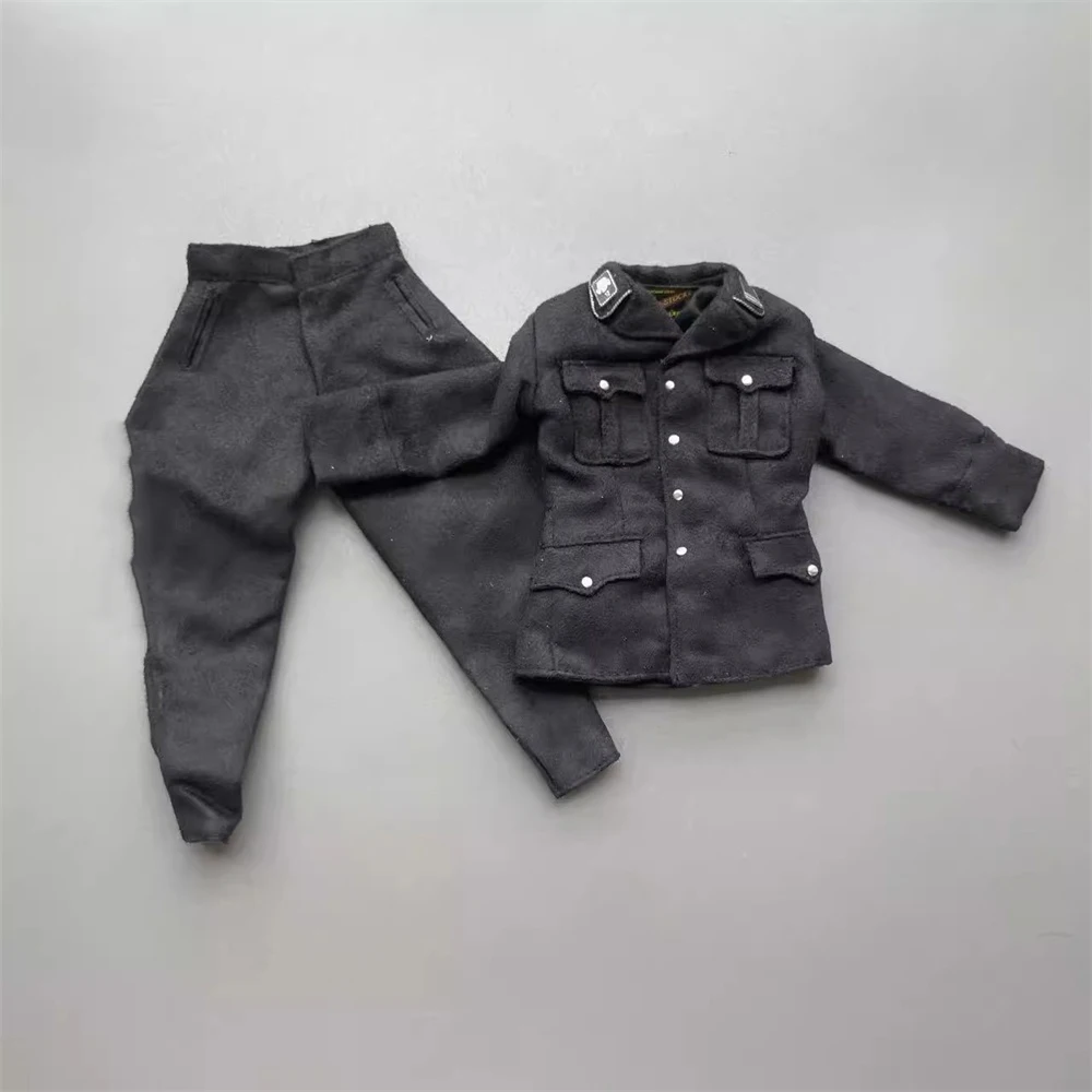 

Hot Sales 1/6th Black Dress Coat Pant Toys Model Accessories For 12" DAM COO Action Figure Doll Collect DIY