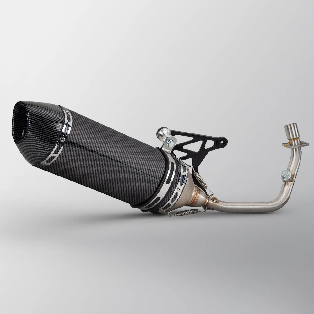 كاتم صوت الدراجة النارية R77 مع سكوتر DB القاتل العادم للهروب لفيسبا سبرينت 125 سبرينت 150 برينسا 125 برينا 150 3 فولت 14-24 #5