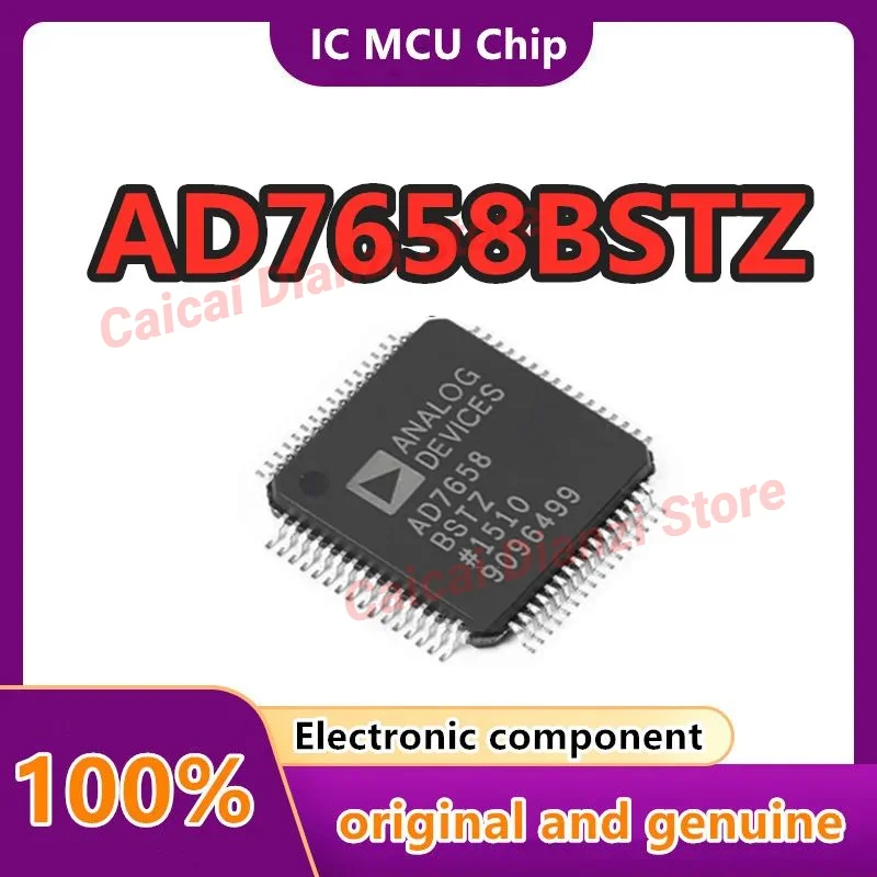 1pcs/lot AD7658BSTZ AD7658  QFP64 Da converter new original integrated circuit