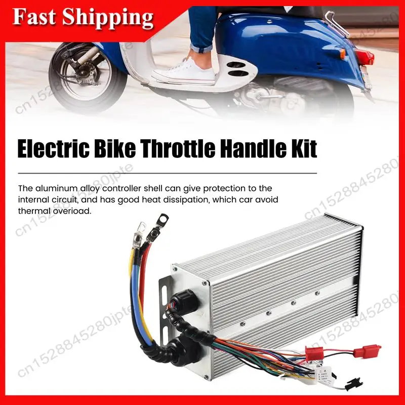 -ABUB 48V-72V 5000W Tricycle FOC Controller، سيارة تعمل بالبطارية، وحدة تحكم ذكية بدون فرش، سيارة كهربائية