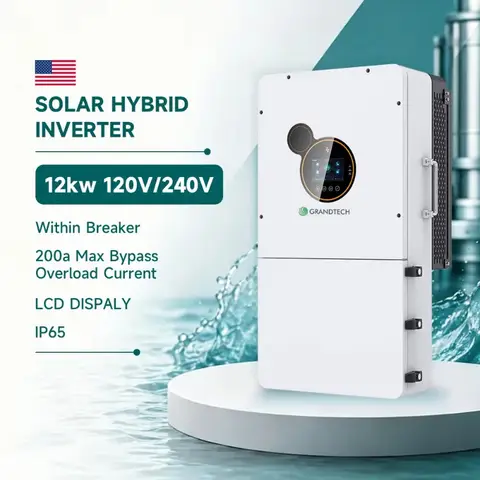 OEM ODM 8kw 10kw 12kW PRO Hybrid Solar Inverter 48V Split Phase Manufacturer 12kW Hybrid Solar Inverter For Home Energy Storage