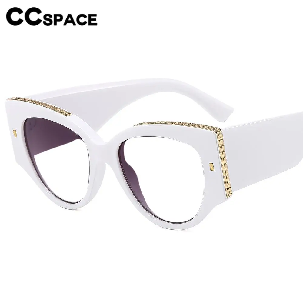 R57535 Casual Rivet Reading Glasses Women Stylish Cat Eye Optical Presbyopia Eyeglasses Diopter +50+100+150+200+250+300+350