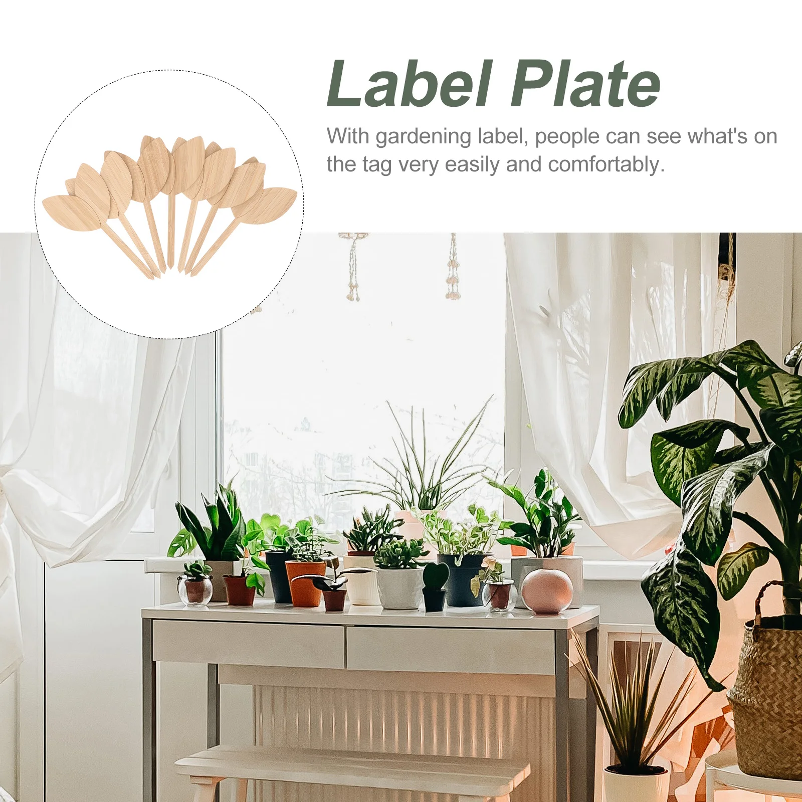 

20 шт. этикетки в форме листа с растениями, классификационные знаки, цветочный горшок, садовые принадлежности, этикетки цвета хаки, сочные этикетки, деревянные идентификационные доски