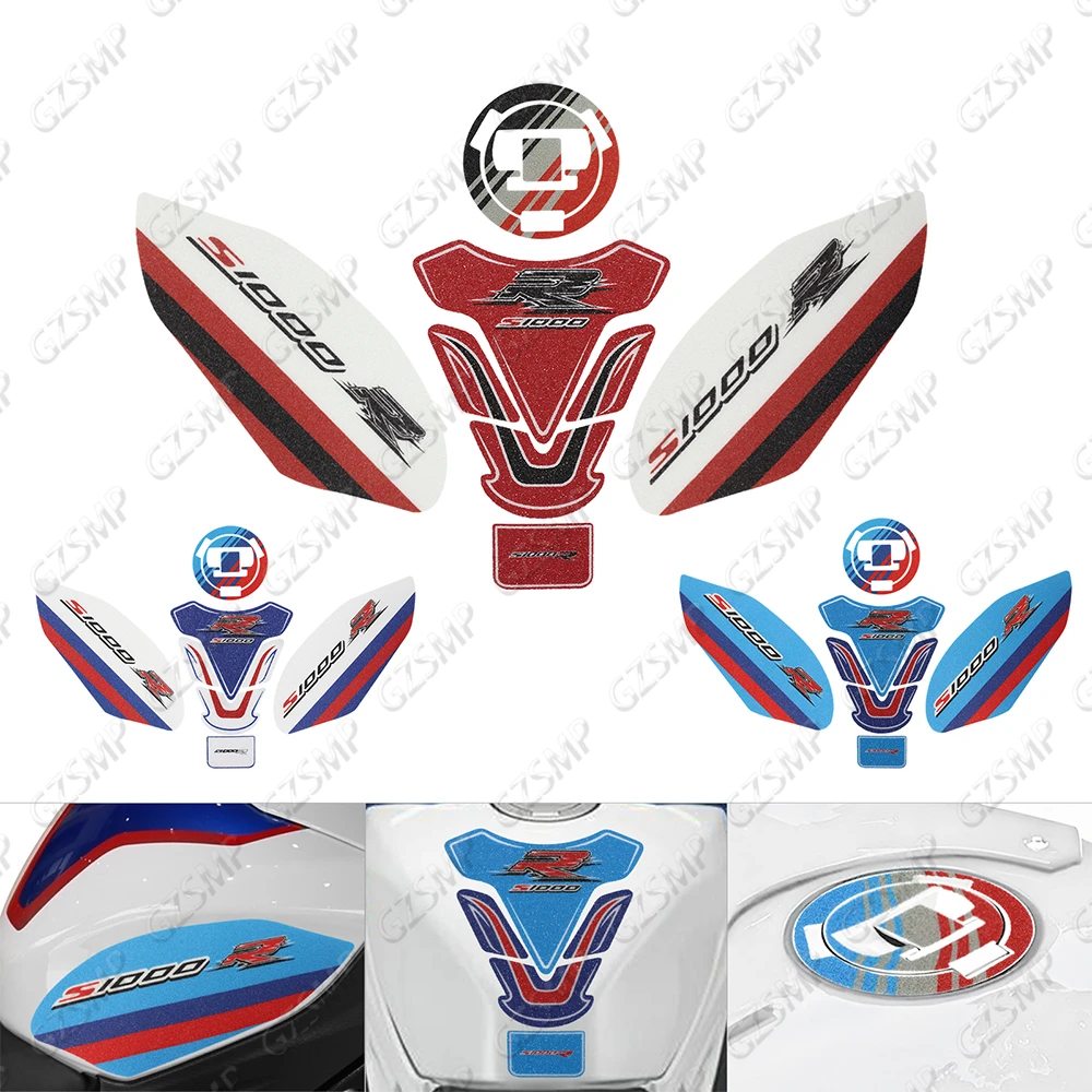

Motorcycle Frosted Fuel Tank Sticker kit Protection Decoration Decals Fit for BMW S1000R 2014 - 2018 S1000 R
