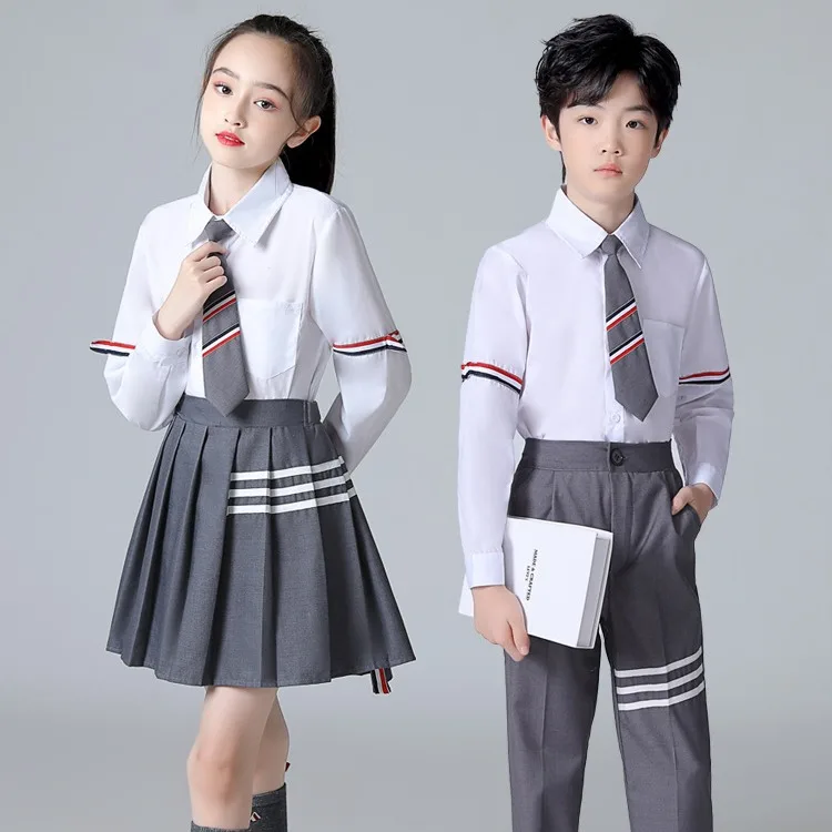 Children's choir performance uniform, primary and secondary skirt school students' poetry recitation performance uniform