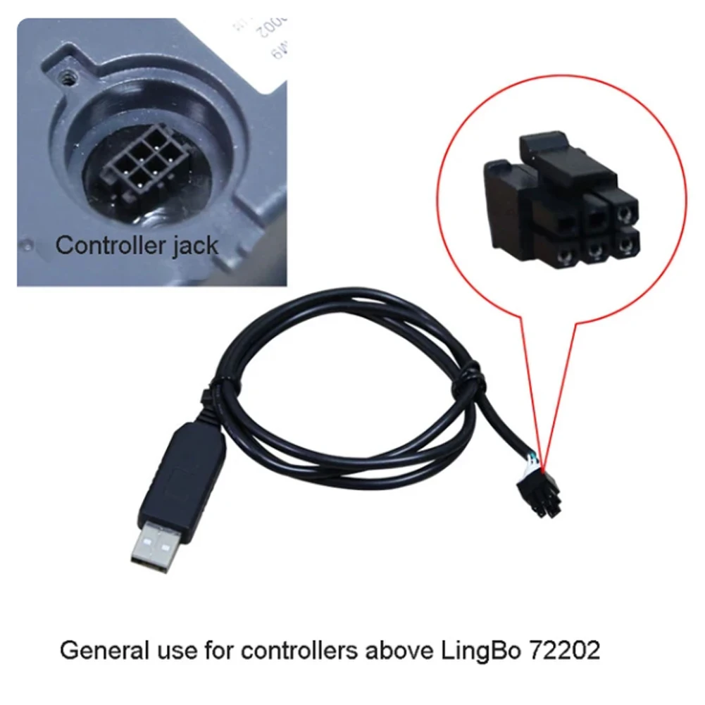 Electric Scooter Lingbo Controller USB Debugging Cable Port Charge For Niu u m n Series Control Data Cable