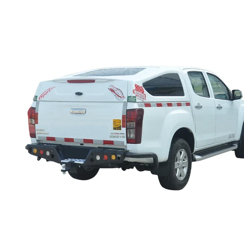 

FORHeavy Steel Rear Bumper For Hilux Vigo 4x4 Pickup Accessories Free Custom Logo Compatible Ranger Tacoma Navara Triton Models