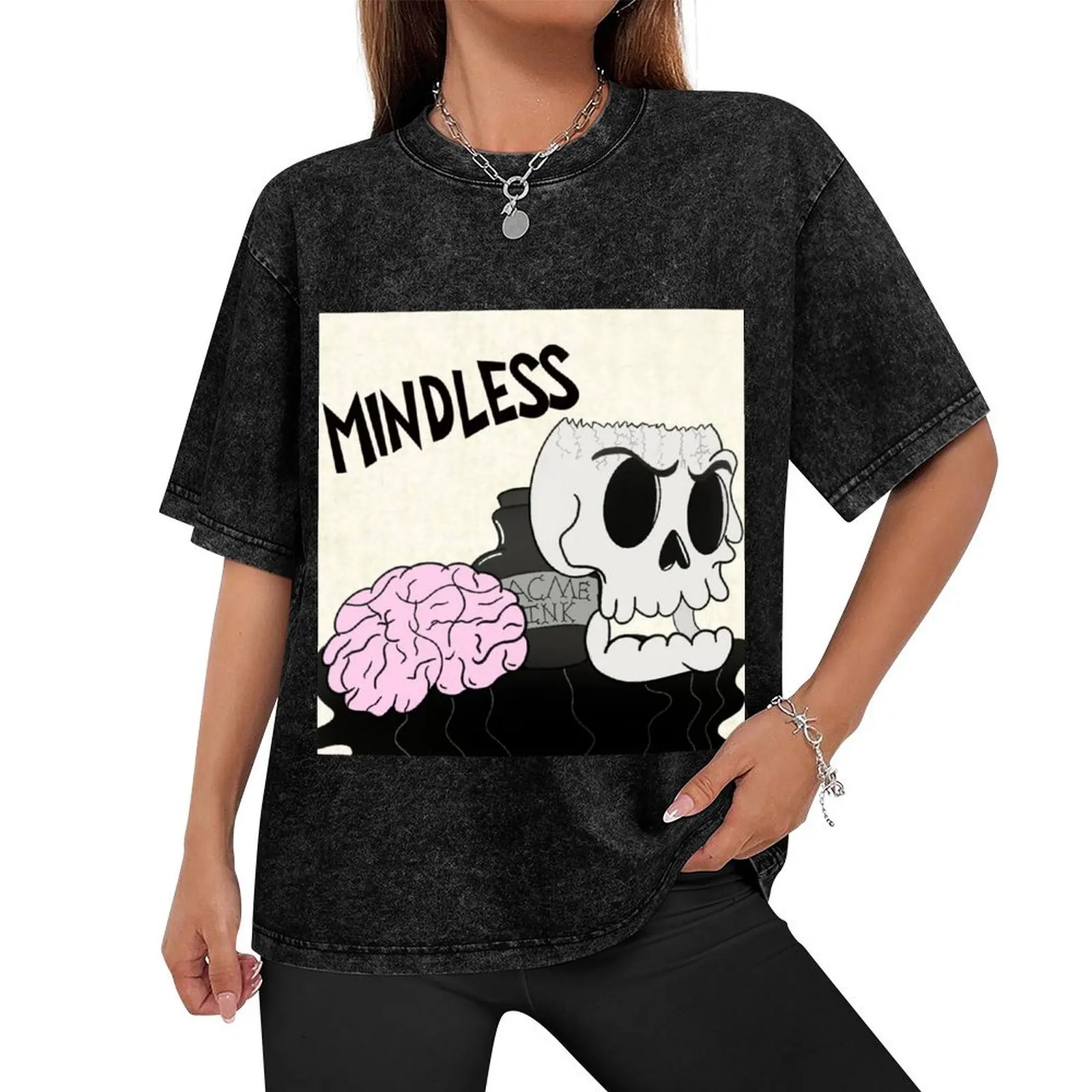 Richie Inkwell Mindless T-Shirt korean fashion graphic tee shirt mens shirts graphic tee