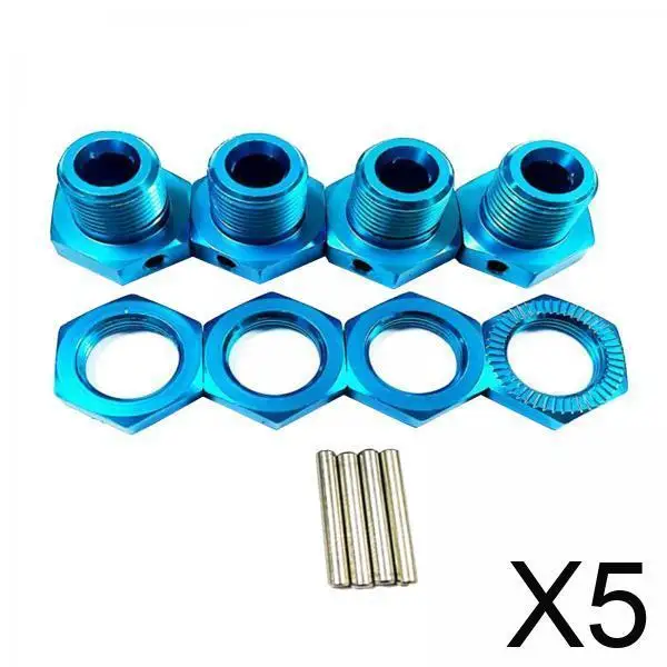 

RC Car Parts Metal 17mm Hex Wheel Hubs Adapter Nut Upgrade Accessories for 1/8 Truck Truggy Buggy