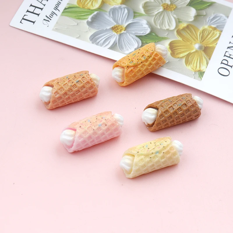 30/300Pcs Resin Simulation Cake Resin Cabochon Miniature Nail Art DIY Jewelry Accessories Embellishment Scrapbooking Craft Decor