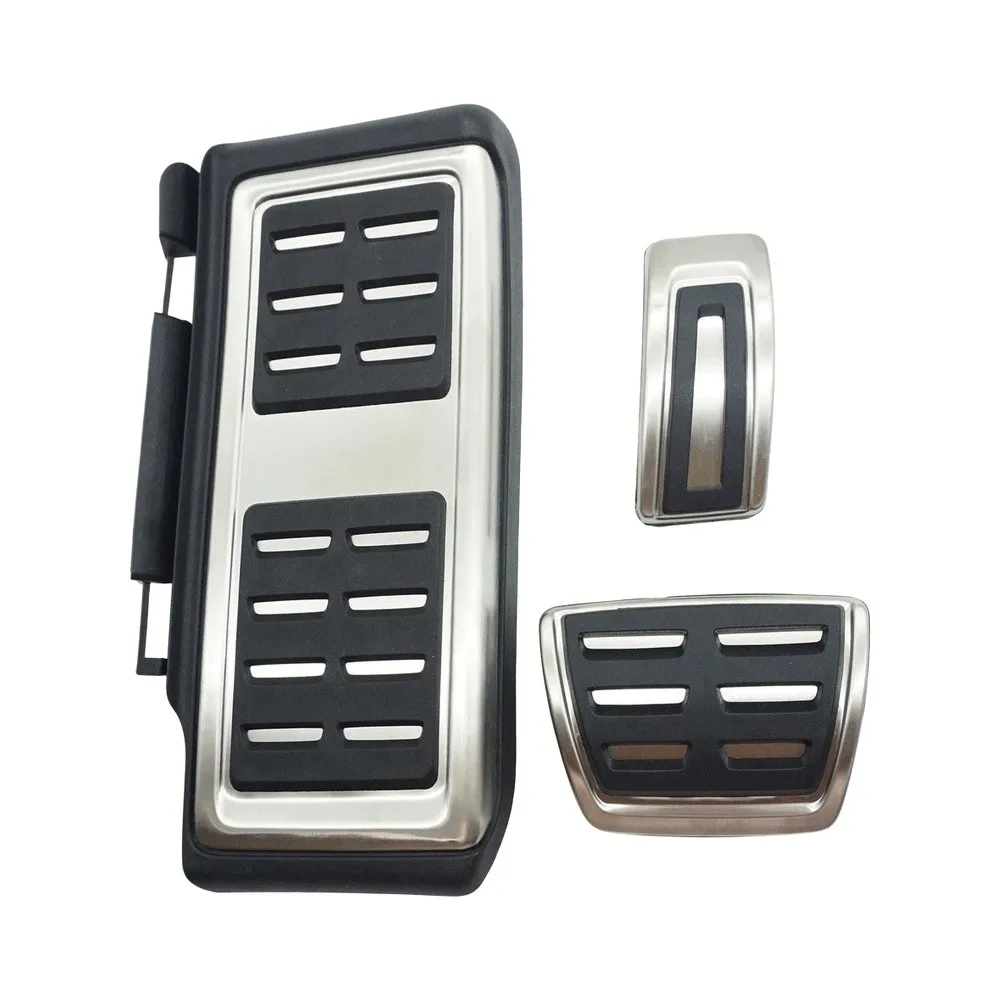 Non-slip Pedal Pads Stainless Steel Pedal Covers Wear Resistant Design Welding Free Setup For 2014-2020 Models