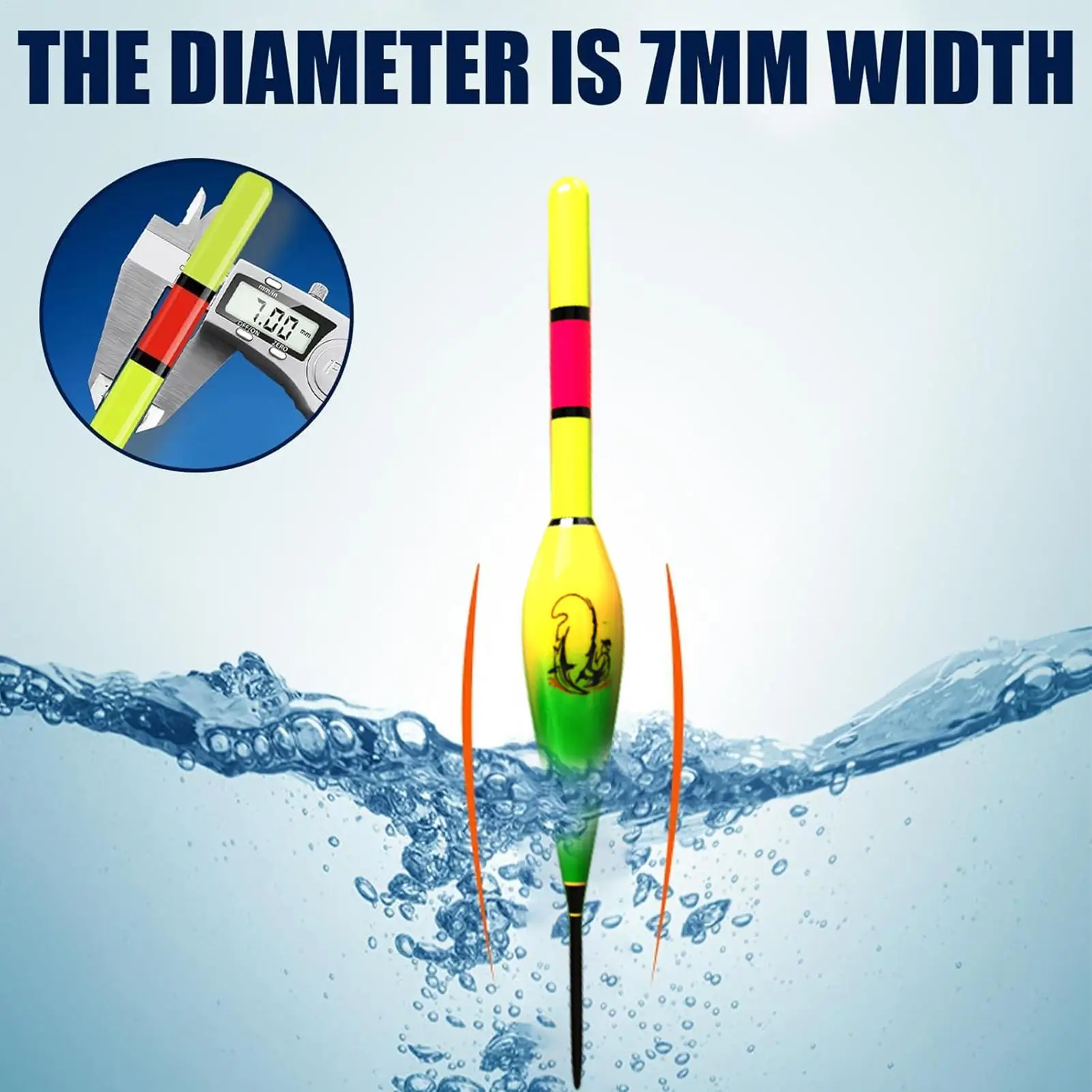 Automatic Fishing Line Set Portable Pre-Tied Slip Kit With Color Changing Float Bottom-Seeking Fishing Line Set For Lake Pond