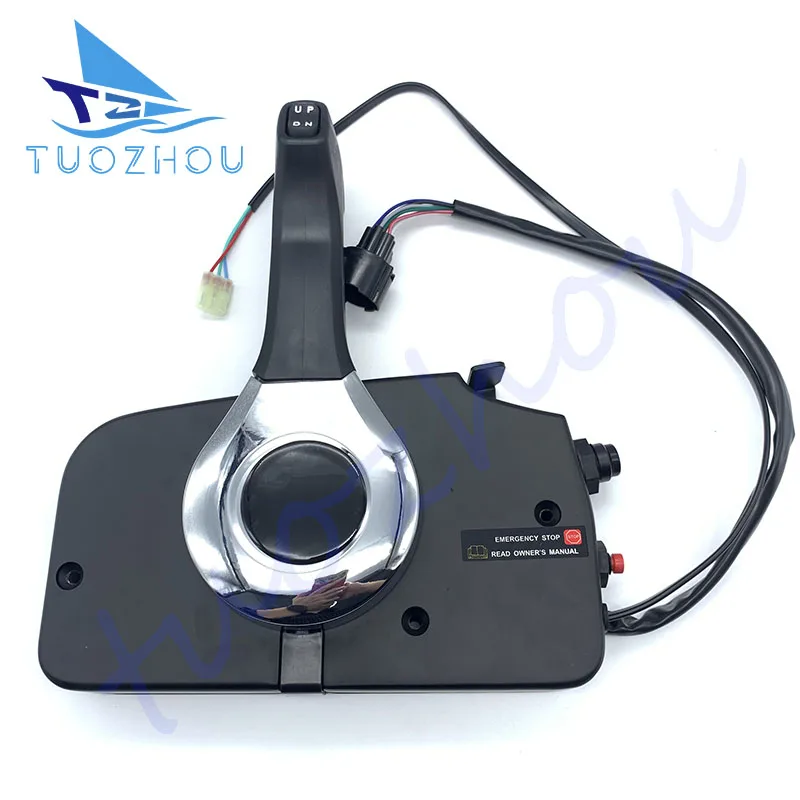 

67200-93J61 Side Mount Remote Control Box with Trim &Tilt Switch for Suzuki Outboard Motor DF9.9-250HP 36620-93J52 Wire Harness