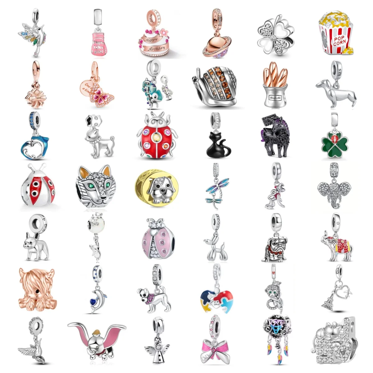 2025 New S925 logo exquisite Silver charm snail Magic Dream Catcher Bead fit original bracelet diy jewelry making accessories