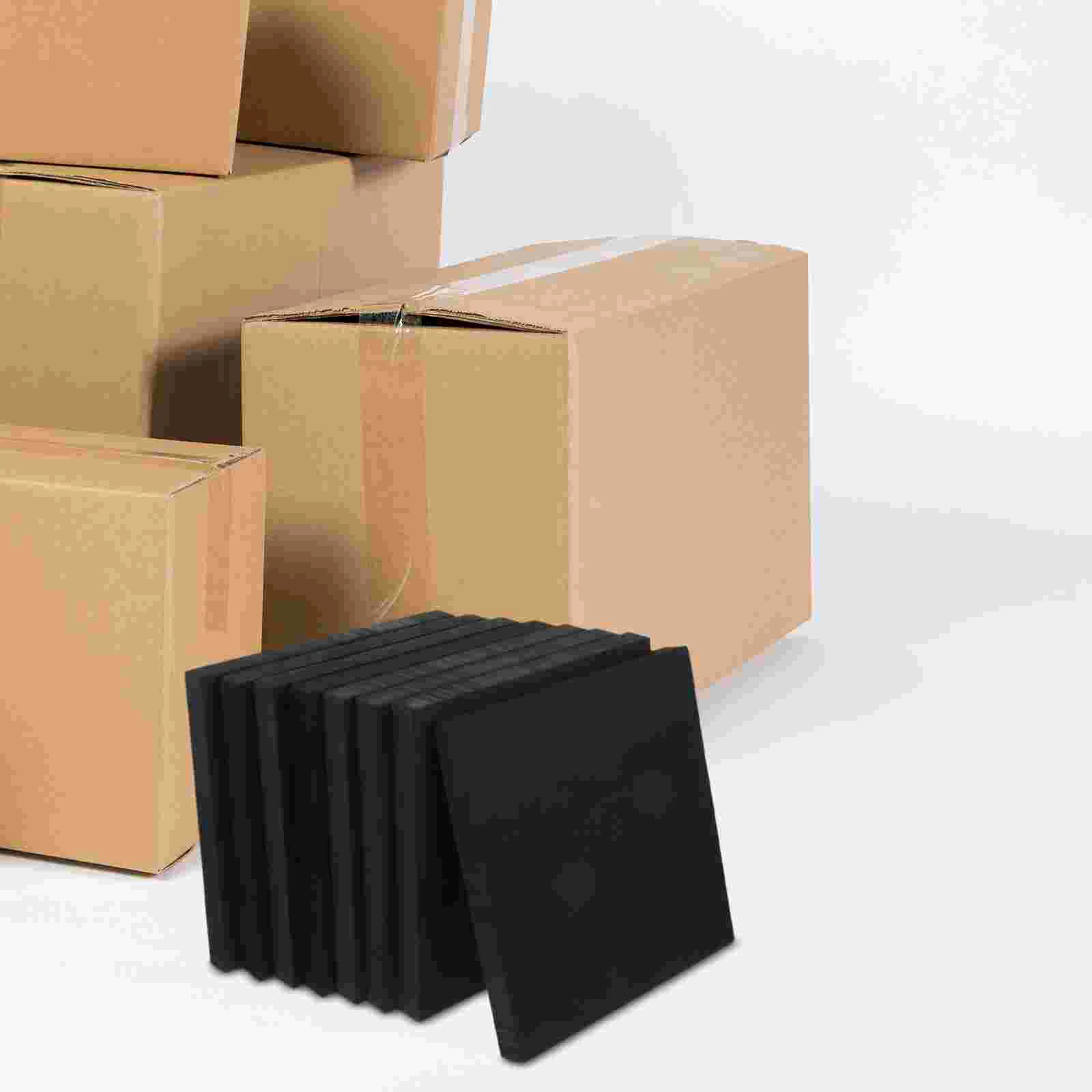 8 Pcs Foam Pad Packaging Inserts Filler Padding for Case Shipping Packing Black