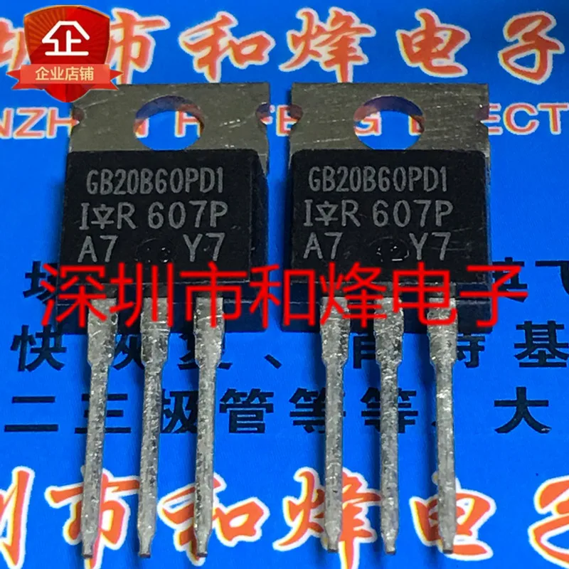 

30pcs original new IRGB20B60PD1 GB20B60PD1 TO-220 600V 20A