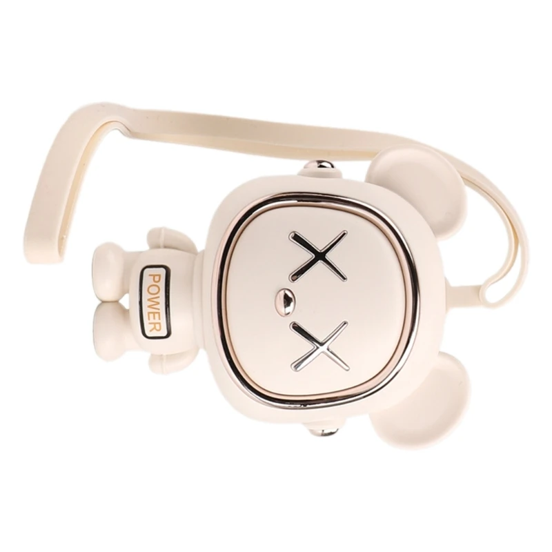 Веер с животными, многофункциональный веер на шею, веер в форме медведя, мультяшный веер, текстура из АБС-пластика, дропшиппинг