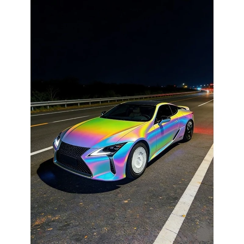 Colorful Prism Vinyl Wrap  Roll Body Car Wrap Body Film Supplier Pet
