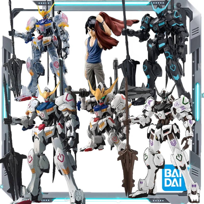 Bandai Original GUNDAM  MG OTHER LIMITED EDITION BARBATOS GUNDAM Anime Action Figure Assembly Model Toys Collectible Model Ornam