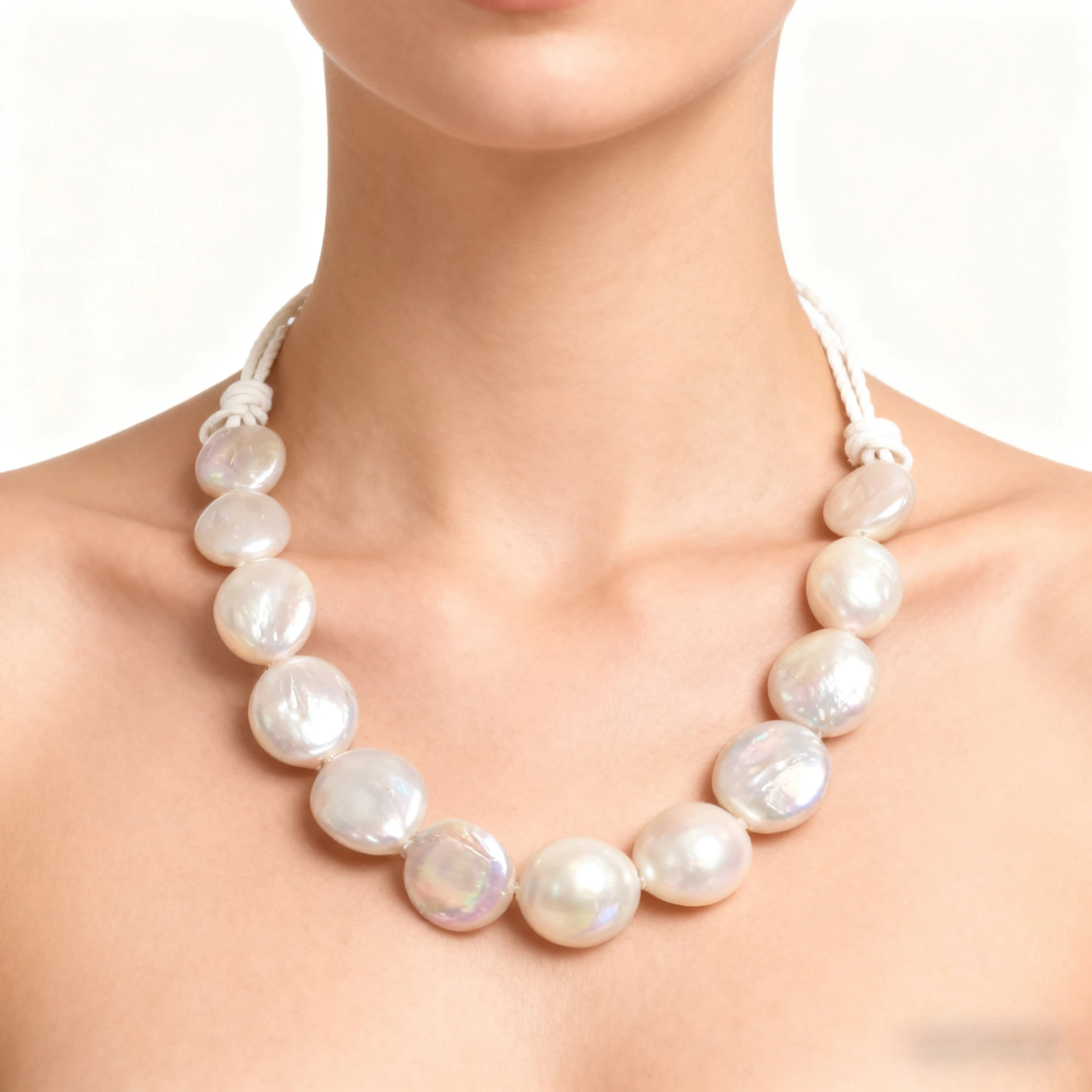 

15-16mm Christmas Baroque Near-Round Large Button Natural Freshwater Pearl Loose Bead DIY Handmade Materials Jewelry Accessories