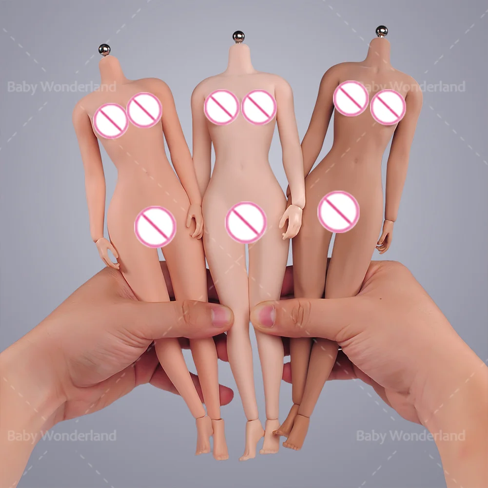 

1/6 Женская бесшовная фигурка тела 12 дюймов, супер гибкая бледная загарная обычная фигурка большого зверя со съемными ручными ножками