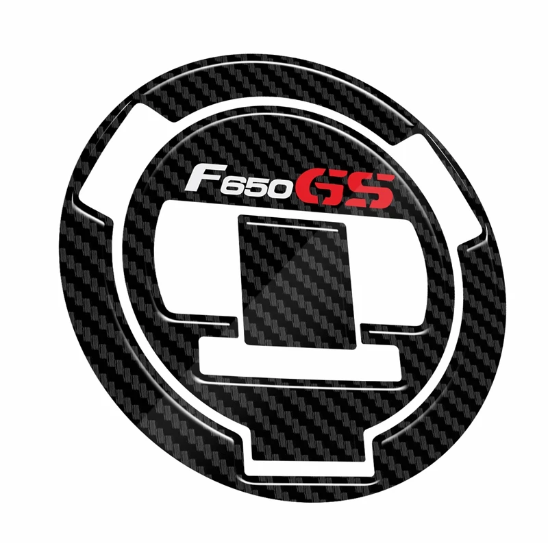 Motorcycle Accessories Carbon Fiber Fuel Tank Sticker Fuel Gas Cap Cover Decal For F650GS F650 GS 2008-2013