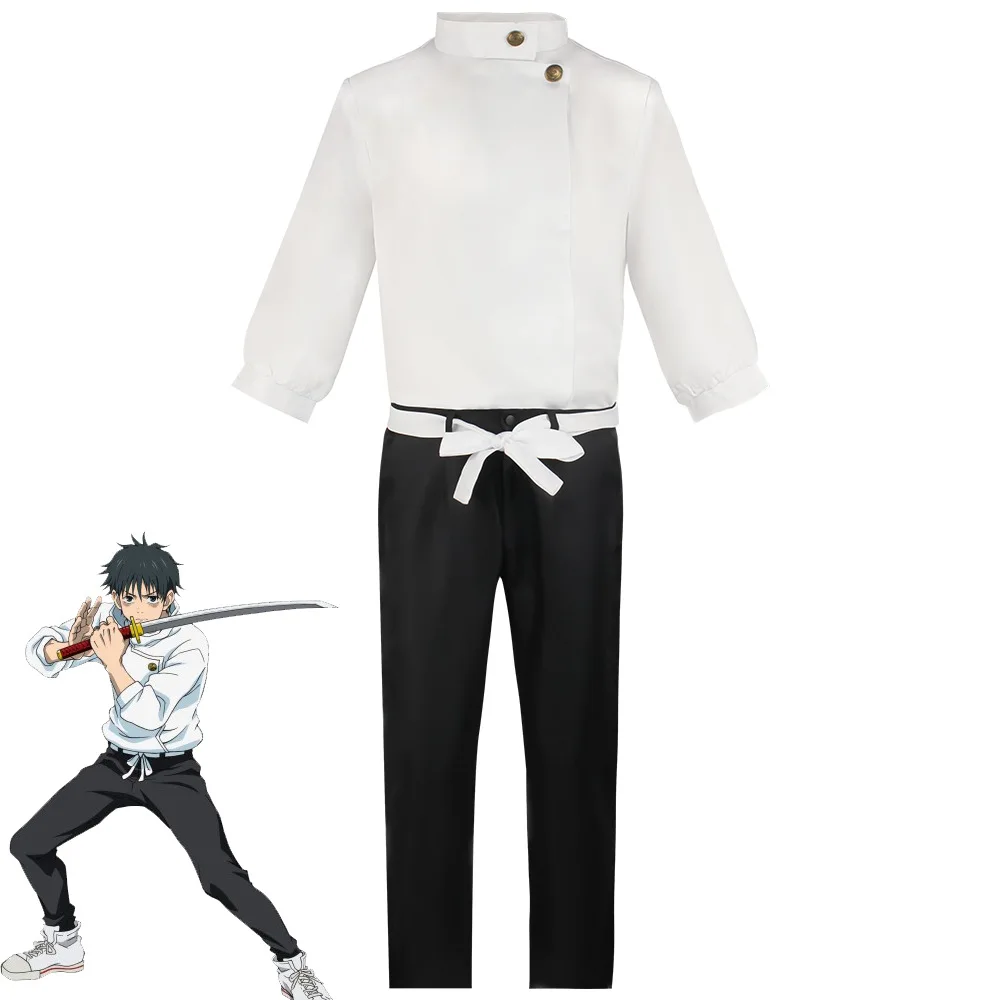 Costume de Cosplay Anime Jujutsu Kaimmense Yuta OPatrick otsu pour Hommes et Femmes, Uniformes de ixd'Halloween, Y-+ Pantalon + image 2