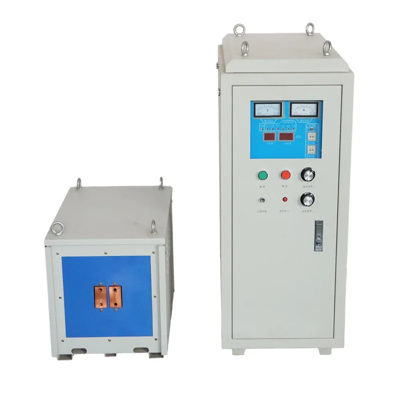 Всетвердое индукционное оборудование, 120 кВт, сквозной нагрев, ковка, вал шестерни, горячее закалование, металлическое нагревание