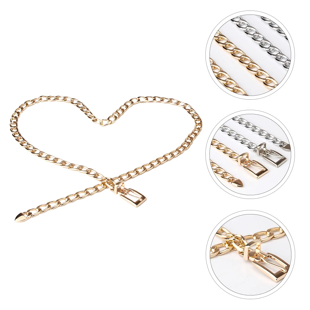 

Metal Women's Belt Adjustable Fashion Accessory Unique Design Elegant Waist Chain All Match Clothing Decorative Belt