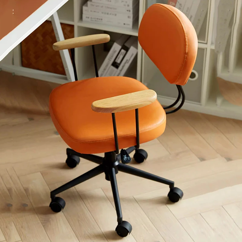 

Relaxing Backrest Nordic Computer Chair Wheels Writing Sedentary Ergonomic Gaming Seat Student Bureau Meuble Office Furniture