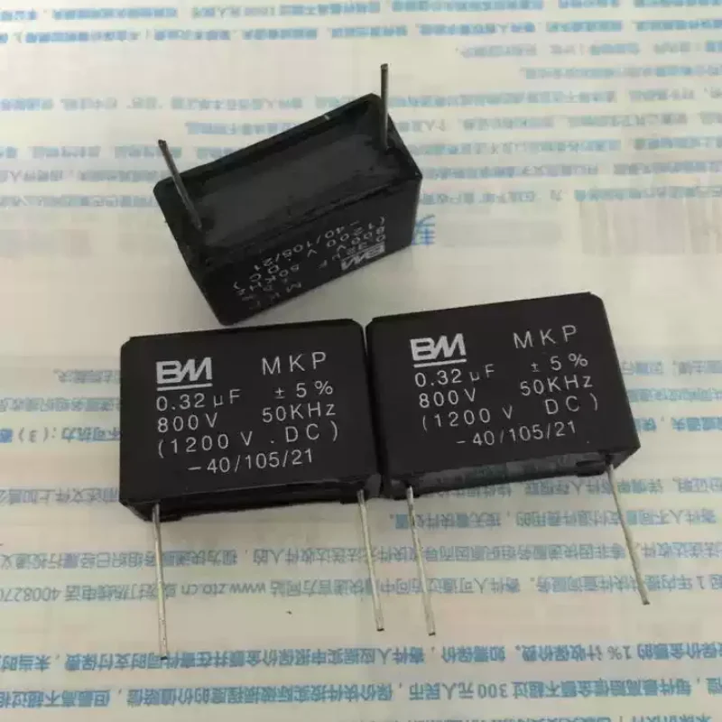 10 قطعة مكون طباخ التعريفي الأصلي BM 0.32UF800V التيار المتناوب 1200 فولت mkp طباخ التعريفي مكثف #1