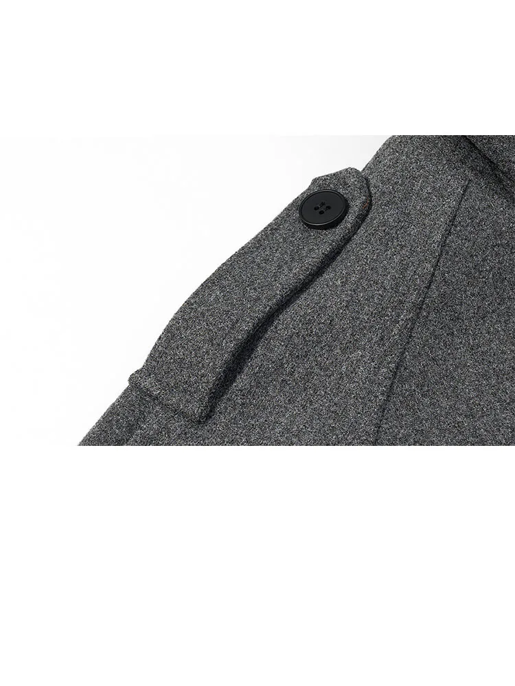 

HH Women High Collar Pockets Zipper Single Breasted Decoration Casual Short Coat Female Fashion Loose Long Sleeves Street Jacket