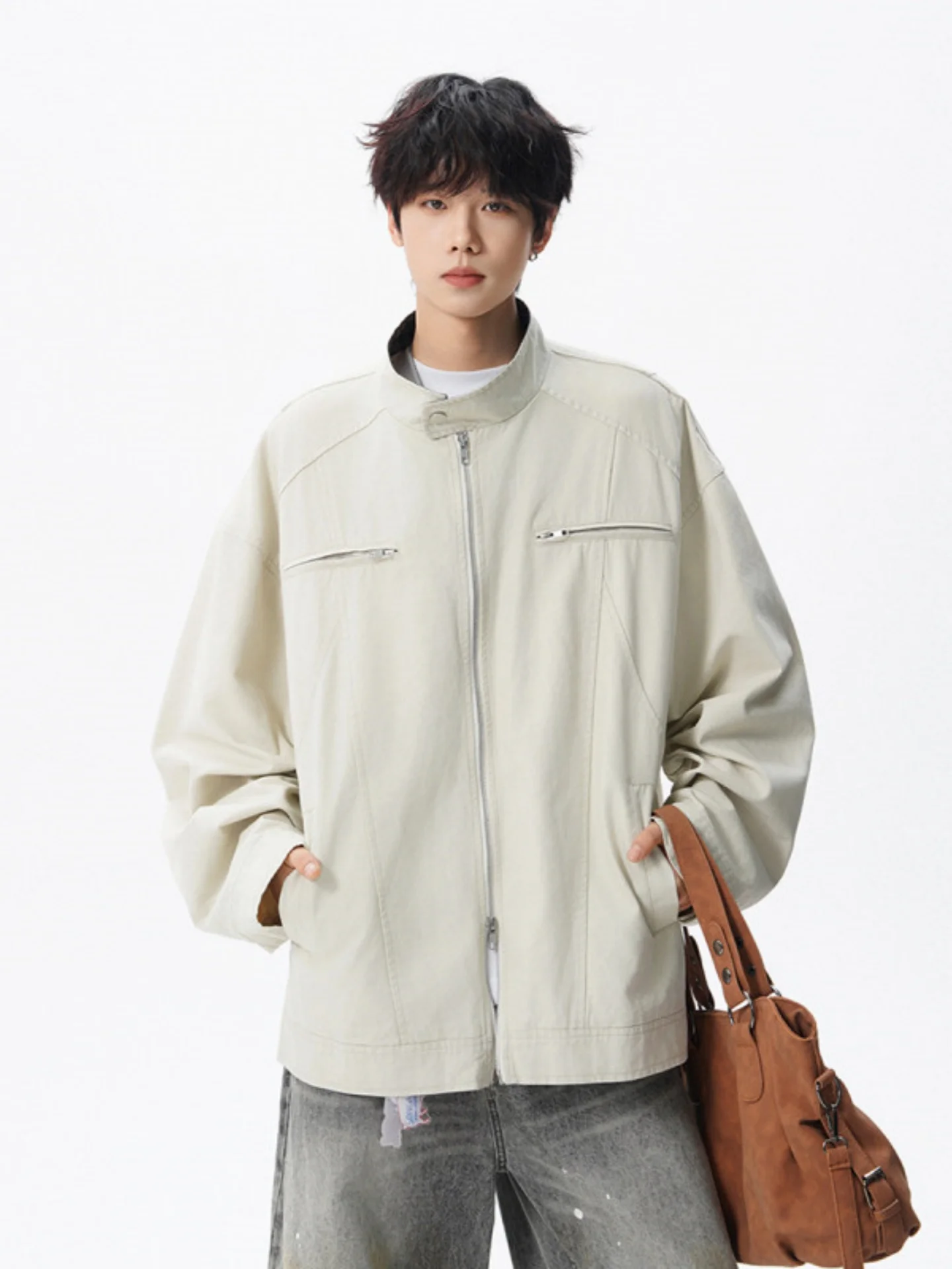 

Мужская куртка Cleanfi Harington: винтажная американская рабочая одежда, осенняя новинка, деконструированный дизайн, хлопок, повседневный стиль