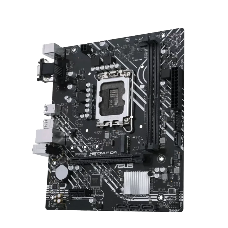 ASUS PRIME H610M-F D4 R2.0 Master Home Desktop Office اللوحة الرئيسية تدعم الجيل الثاني عشر والجيل الثالث عشر