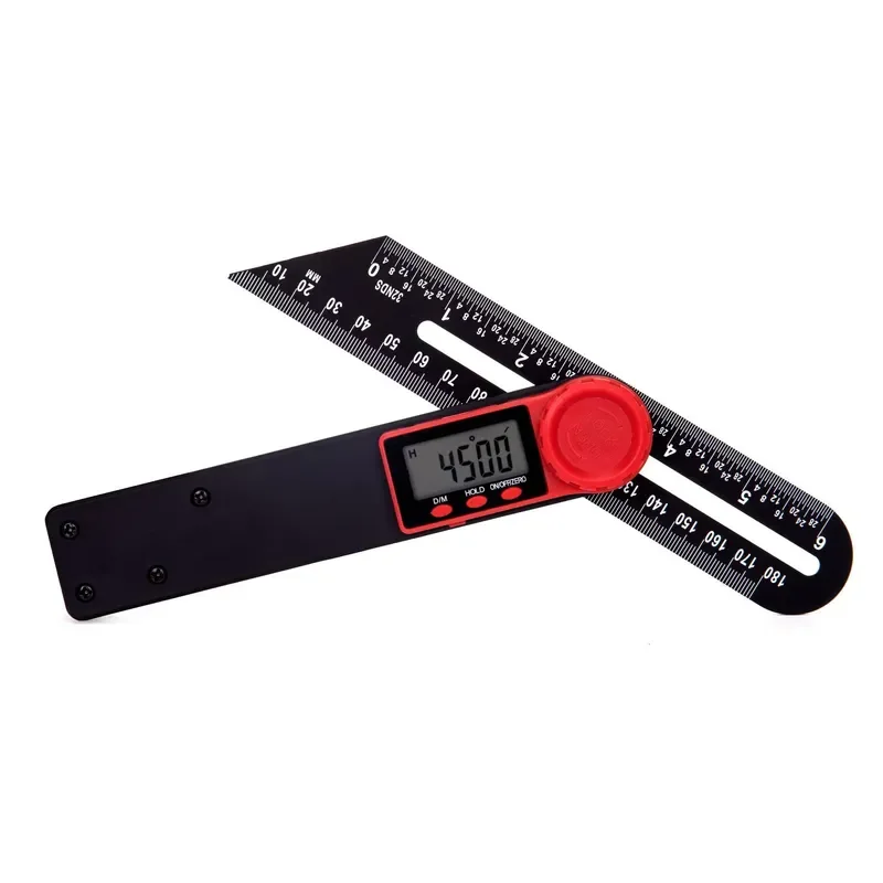for Digital Angle Ruler Triangle Sliding T-Angle Square Liquid Level Measuring Tool Wooden Marking Gauge Protractor