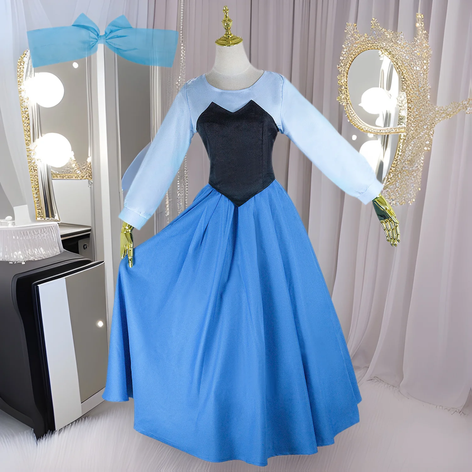 

Mermaid Cosplay Women's Dress Daughter's Hanfu Ariel Princess Adult Dress Cosplay Costume