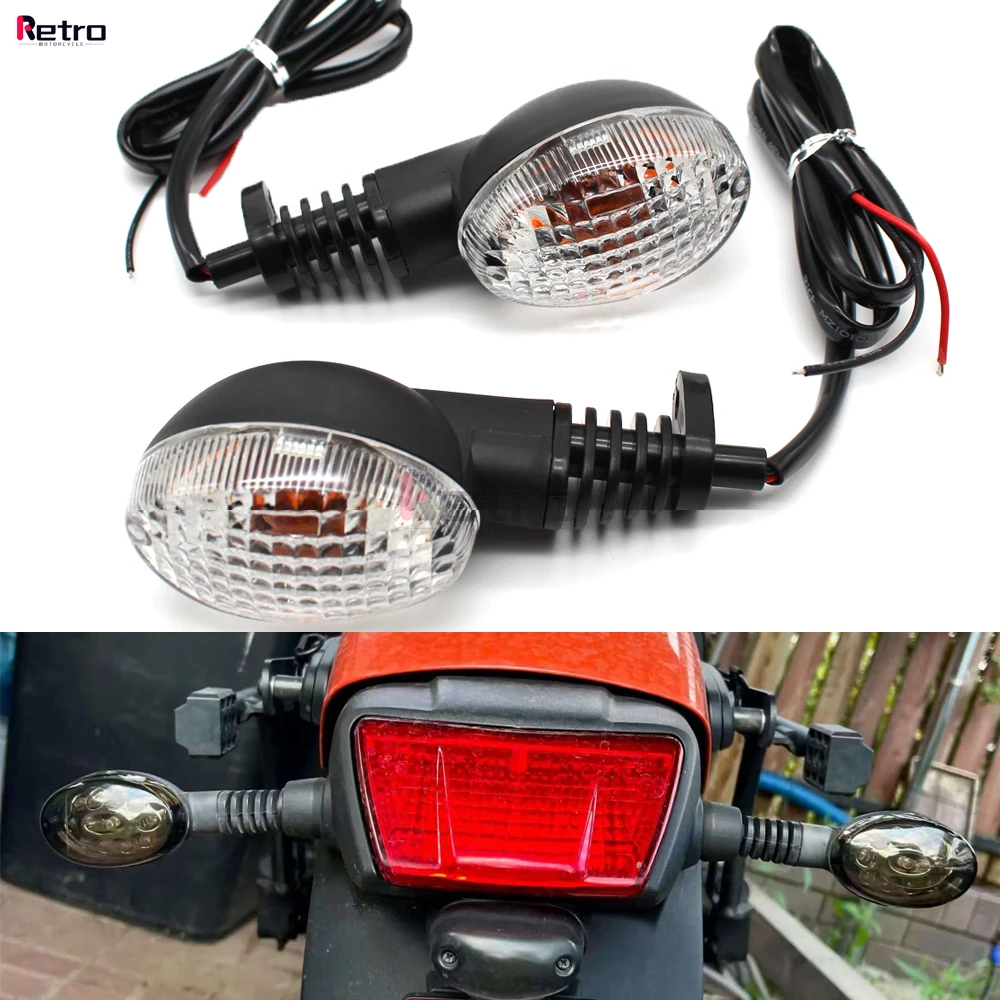 

For KAWASAKI D TRACKER KLX 125 150 250 230 300 LED Turn Signals Light Lens Flashers Blinker Lamp KLX250 KLX230 KLX300 LED Light