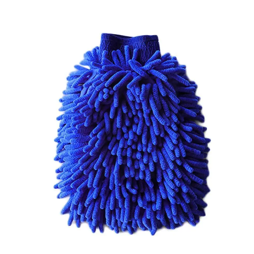 

Ultrafine Fiber Chenille Microfiber Car Wash Glove Mitt Soft Mesh backing no scratch for Car Wash and Cleaning 1pc random c Y6E6