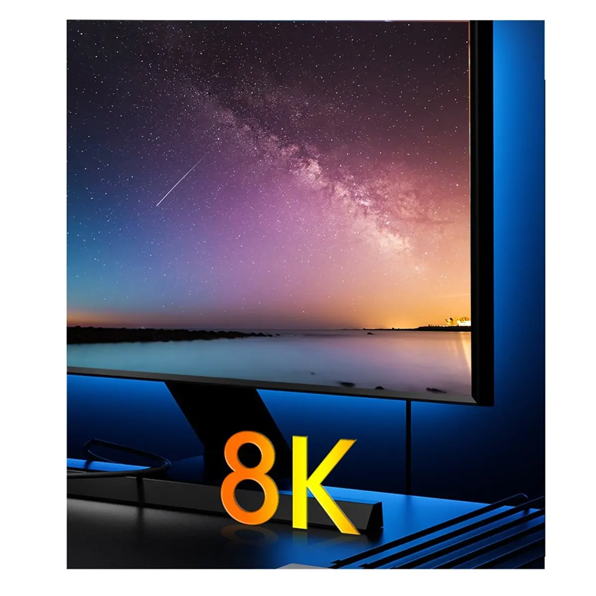 [VALUE PACK]8K -Compatible 2.0 5 in 1 Out Switch Splitter 120Hz 5-Port HD 4K 120Hz Splitter -Compatible Switcher CEC 48gbps