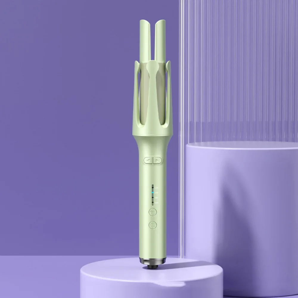 

Портативный дизайн, 2-в-1, автоматическая вращающаяся плойка для завивки волос с технологией против спутывания, диаметр ствола 32 мм