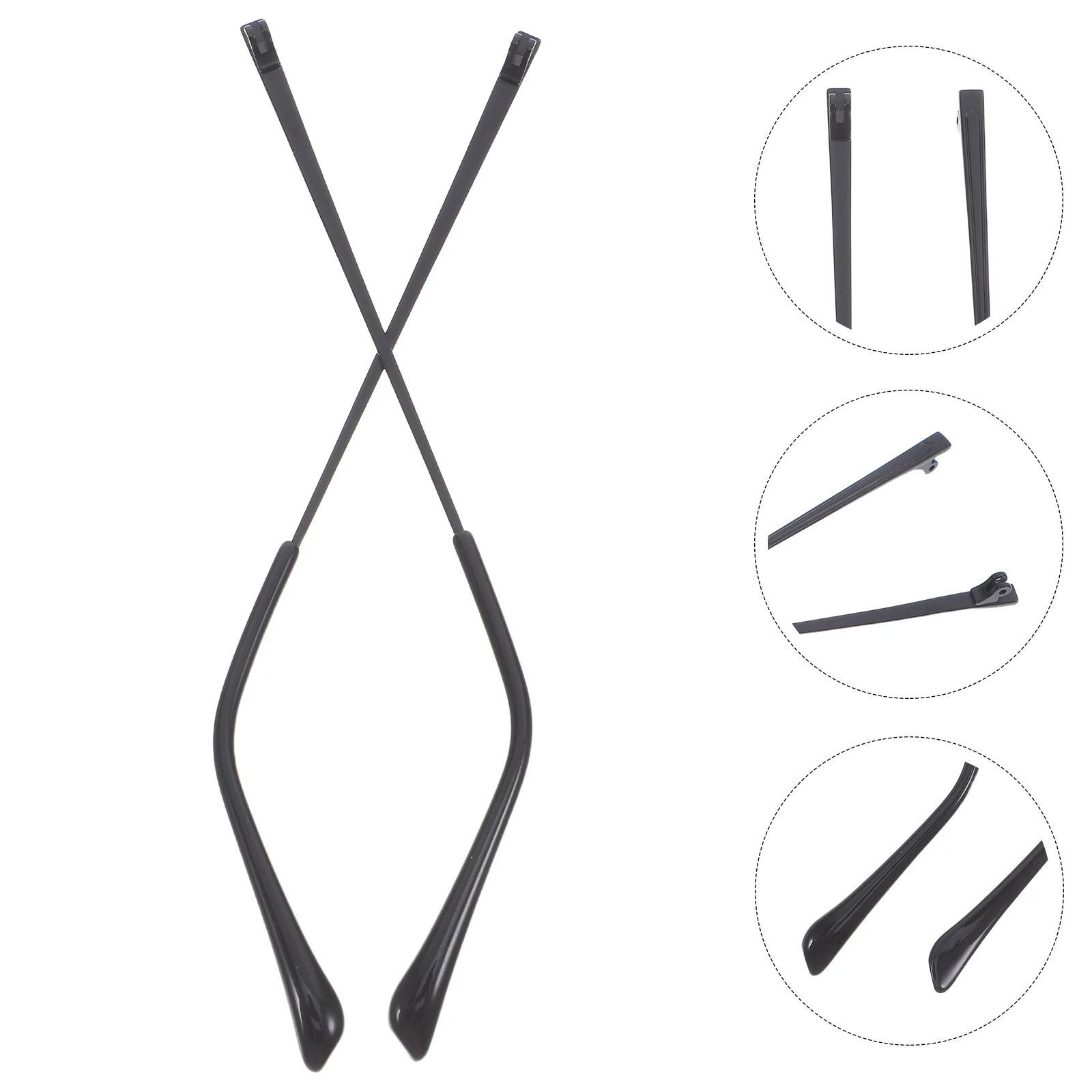 

Metal Glasses Legs Eyeglass Arms Repair Cylinder Screwdriver Temple Replacement Tighteners Black